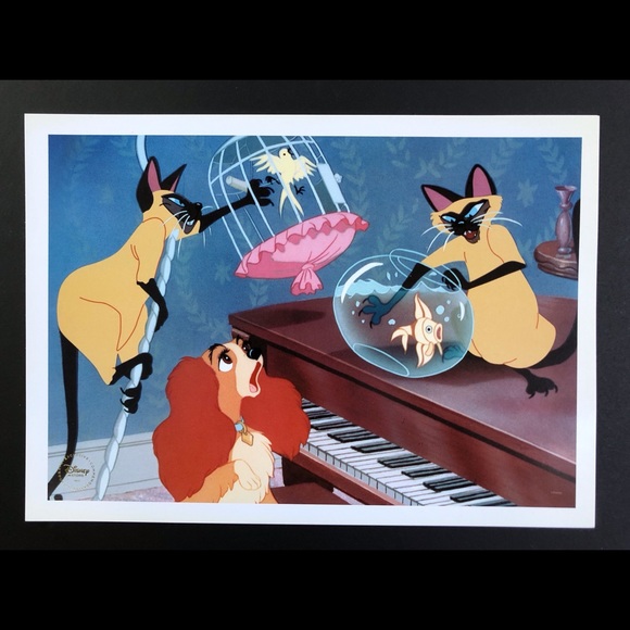 Disney’s Lady and the Tramp Lithographs/prints. - Picture 5 of 10